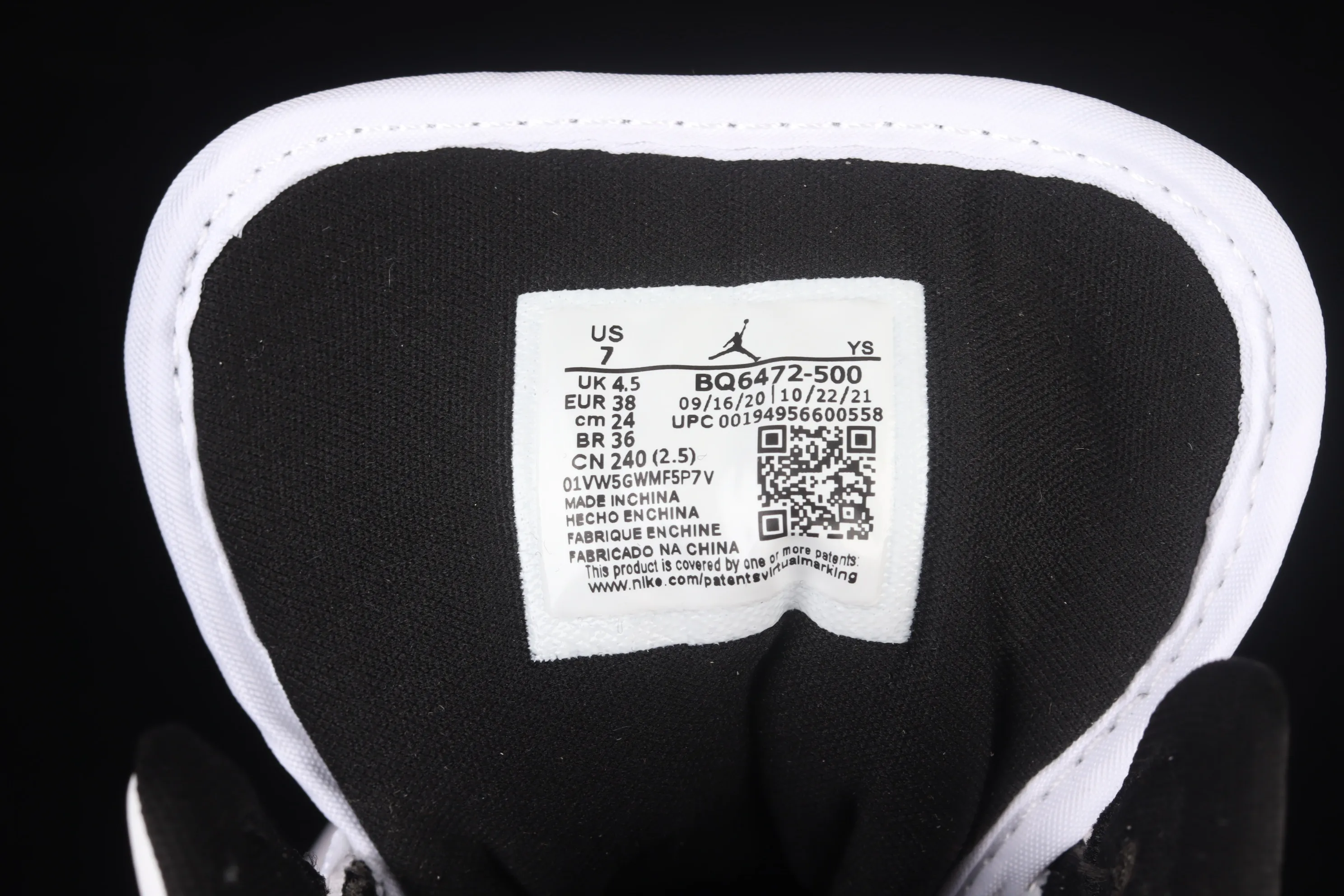 All categories Air Jordan Jordan series basketball shoes Air Jordan 1 Mid Different versions Air Jordan 1 Mid SE AJ1 Joe 1 white pink black hook Zhongbang basketball shoes BQ6472-500
